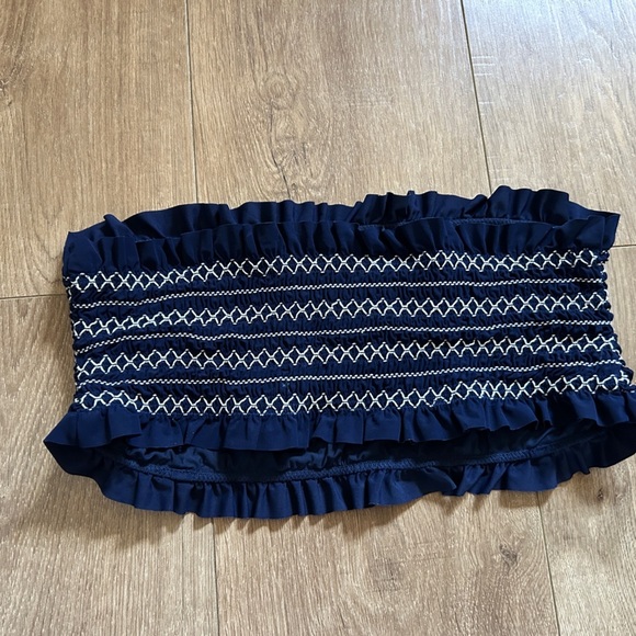 Tory Burch WOMEN'S COSTA BANDEAU BIKINI TOP - Picture 2 of 5